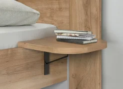 2 hangtafels Easy - decor - planke- Nachttafels|Nachtkastje