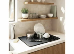 Umbra Afdruiprekken|Afdruipmat Udry zwart mat