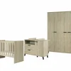 Complete Babykamers|Complete Babykamers|Babykamer Evy 2  met 3-deurs kast