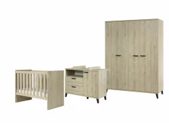 Complete Babykamers|Complete Babykamers|Babykamer Evy 2  met 3-deurs kast