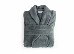 Badjassen|Energie Besparen|Badjas L flanel eucalyptus