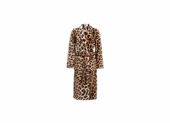 Badjassen|Energie Besparen|Badjas L fleece leopard
