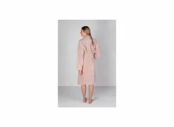 Badjas M flanel misty pink- Badjassen|Energie Besparen