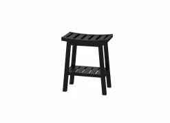 Divers|Badkamerbank Bamboe zwart