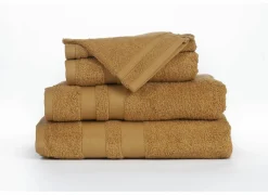 Badlaken Katharina  100x150cm mustard- Badlakens