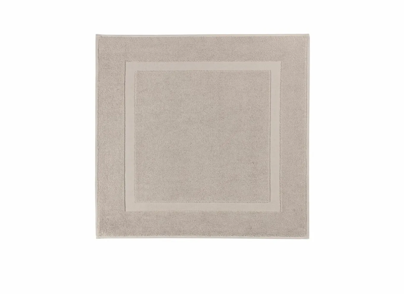 Badmatten|Badmat Una 60x60cm - katoen - beige