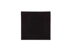 Badmat Una 60x60cm - katoen - black- Badmatten