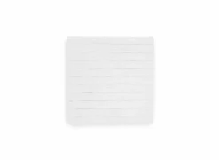 Badmatten|Badmat 60x60cm - polyester & katoen - wit