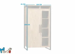 Barkast Carriba 104cm - melamine - tropic- Barkasten|Barkasten