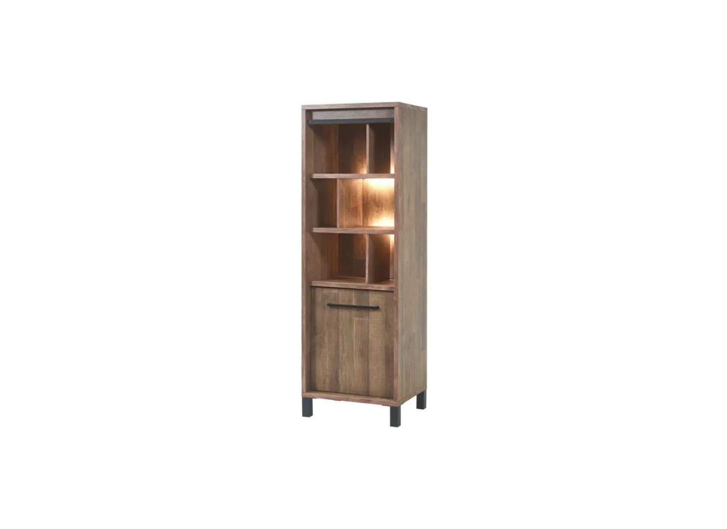 Barkast 63cm - decor - old teak & matt black- Barkasten|Barkasten