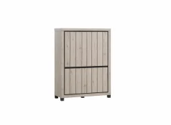 Barkast Eureka 132cm - decor - natural oak/zwart- Barkasten|Barkasten