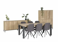 Barkast Polar 120cm - eik massief & decor- naturel- Barkasten|Barkasten