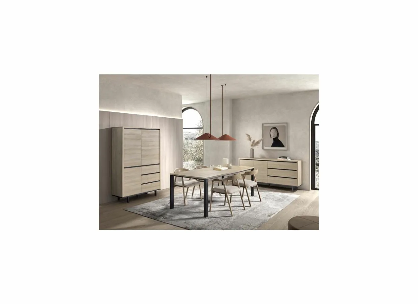 Barkasten|Barkasten|Barkast Tyler 116cm - melamine - urban oak