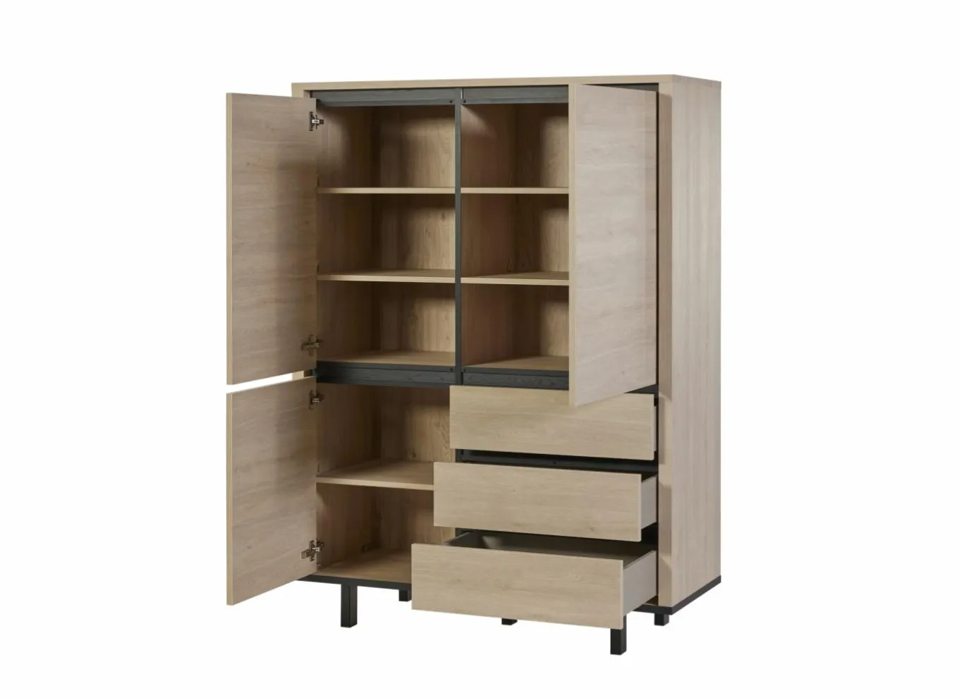 Barkasten|Barkasten|Barkast Tyler 116cm - melamine - urban oak