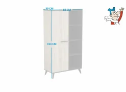 Demeyere Barkasten|Barkasten|Barkast Wayne 83cm - decor - zwart