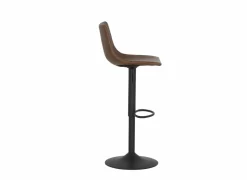Barstoel Alamo ZH60-82cm - lederlook - cognac- Barkrukken|Barstoelen