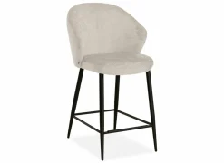 Barstoelen|Barstoel Alfie ZH86,5cm - stof - naturel