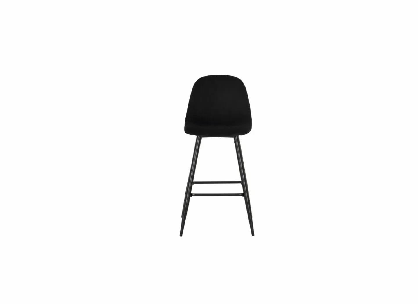 Barstoel Charlton ZH66cm - stof - zwart- Barkrukken|Barstoelen