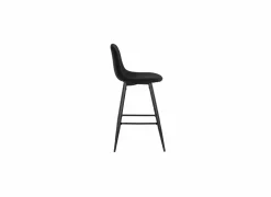 Barstoel Charlton ZH66cm - stof - zwart- Barkrukken|Barstoelen
