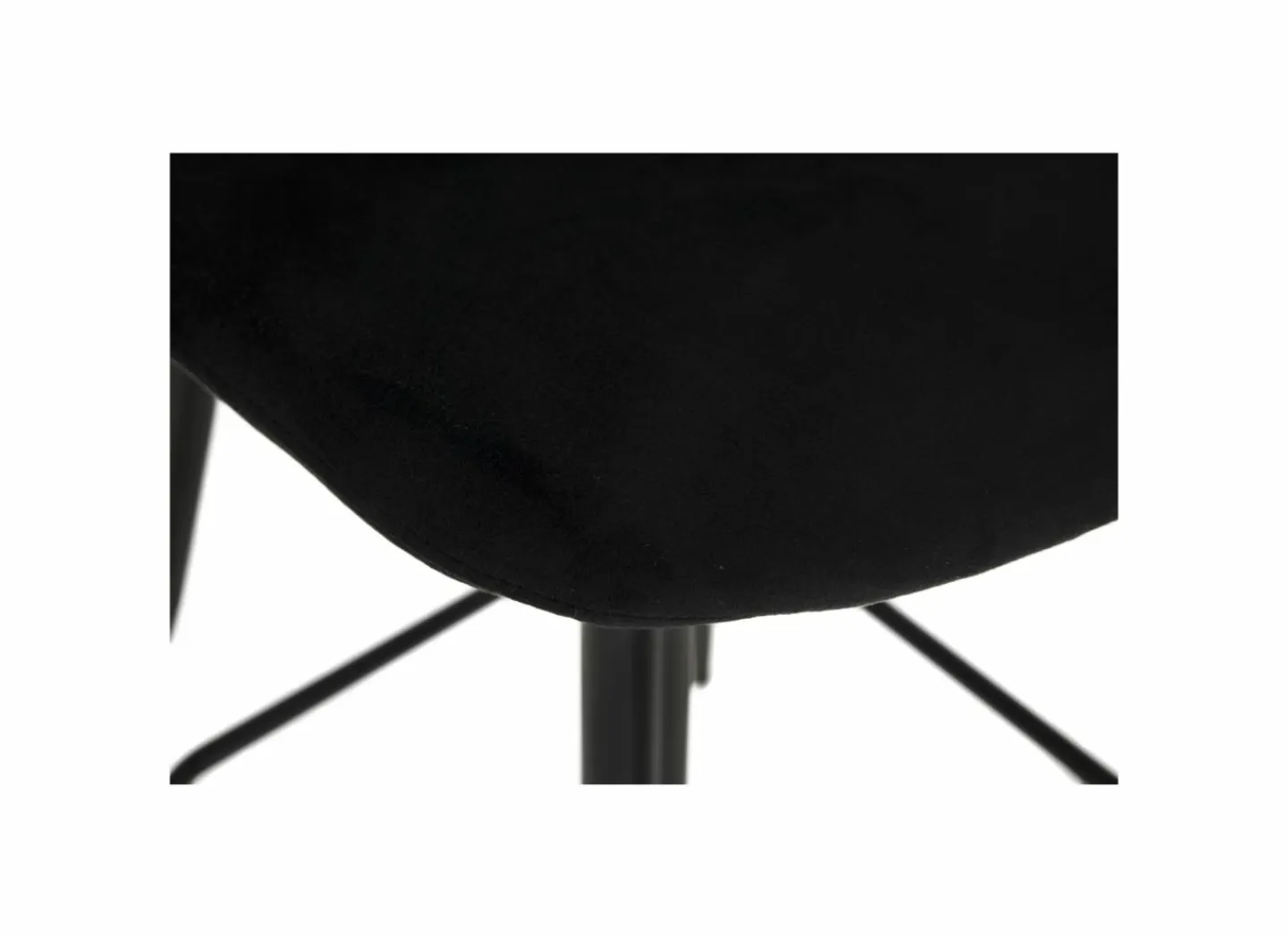 Barstoel Charlton ZH66cm - stof - zwart- Barkrukken|Barstoelen