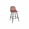 Barkrukken|Barstoelen|Barstoel Charlton ZH66cm - stof - misty roze