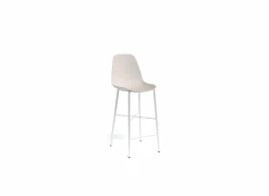 Perfecta Barstoel Cloe ZH65cm - kunststof - extra wit mat- Barkrukken|Barstoelen