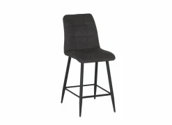Barkrukken|Barstoelen|Barstoel Dex ZH65cm - stof - zorro antraciet