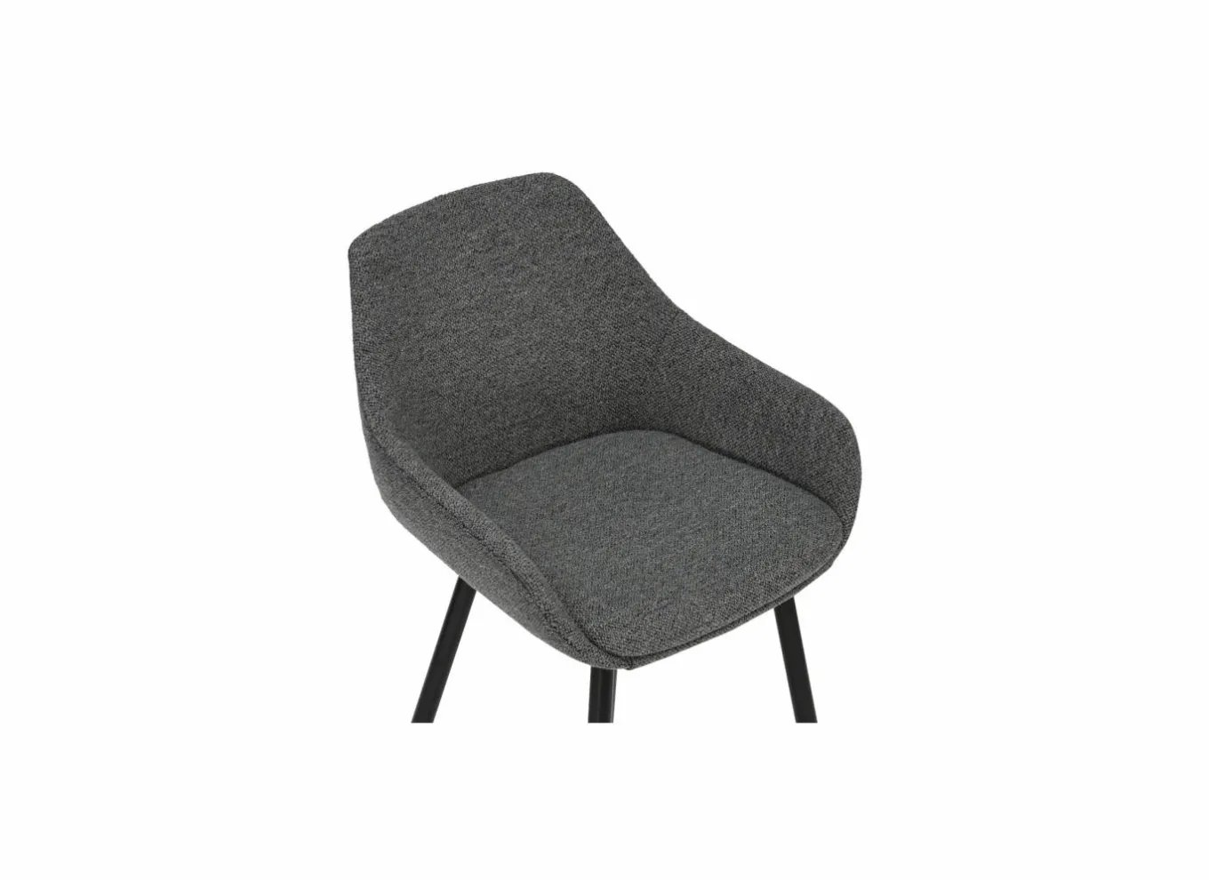 Barkrukken|Barstoelen|Barstoel Fangio ZH68cm - stof - antraciet