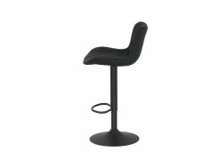 Barkrukken|Barstoelen|Barstoel Gigolo ZH58-83cm - lederlook - zwart
