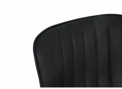 Barkrukken|Barstoelen|Barstoel Gigolo ZH58-83cm - lederlook - zwart