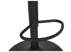 Barkrukken|Barstoelen|Barstoel Gigolo ZH58-83cm - lederlook - zwart