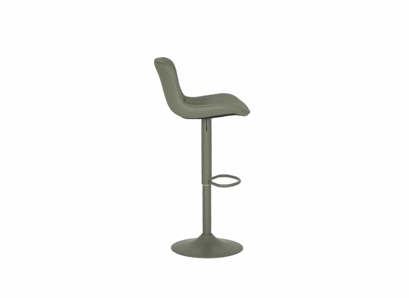 Barkrukken|Barstoelen|Barstoel Gigolo ZH58-83cm - lederlook - groen