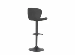 Barkrukken|Barstoelen|Barstoel Jukebox ZH63-84cm - lederlook - antraciet