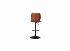 Barstoelen|Barstoel Octavio lederlook - cognac