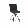 Perfecta Barstoel Silva ZH66cm - kunststof - zwart- Barkrukken|Barstoelen