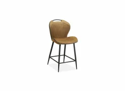 Barstoel Travis ZH66,5cm - stof - cognac- Barstoelen