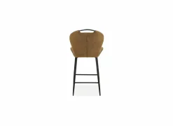 Barstoel Travis ZH66,5cm - stof - cognac- Barstoelen