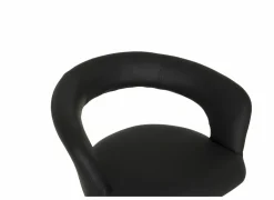 Barstoel Zorn lederlook - zwart- Barkrukken|Barstoelen