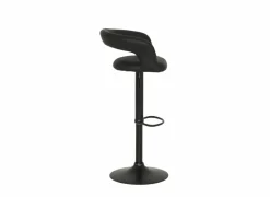 Barstoel Zorn lederlook - zwart- Barkrukken|Barstoelen