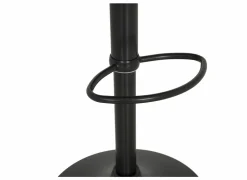 Barstoel Zorn lederlook - zwart- Barkrukken|Barstoelen