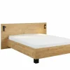 Bed Clara 140x200cm - melamine - golden oak- Tweepersoonsbedden