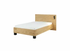 Bed Clara 90x200cm - melamine - golden oak- Eenpersoonsbedden|Eenpersoonsbedden