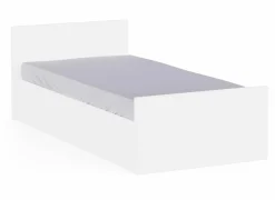 Eenpersoonsbedden|Eenpersoonsbedden|Bed Clyde 90x200cm - decor - wit met opbergruimte