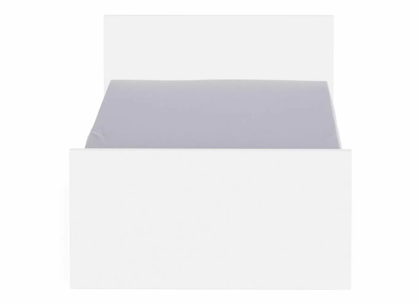 Eenpersoonsbedden|Eenpersoonsbedden|Bed Clyde 90x200cm - decor - wit met opbergruimte