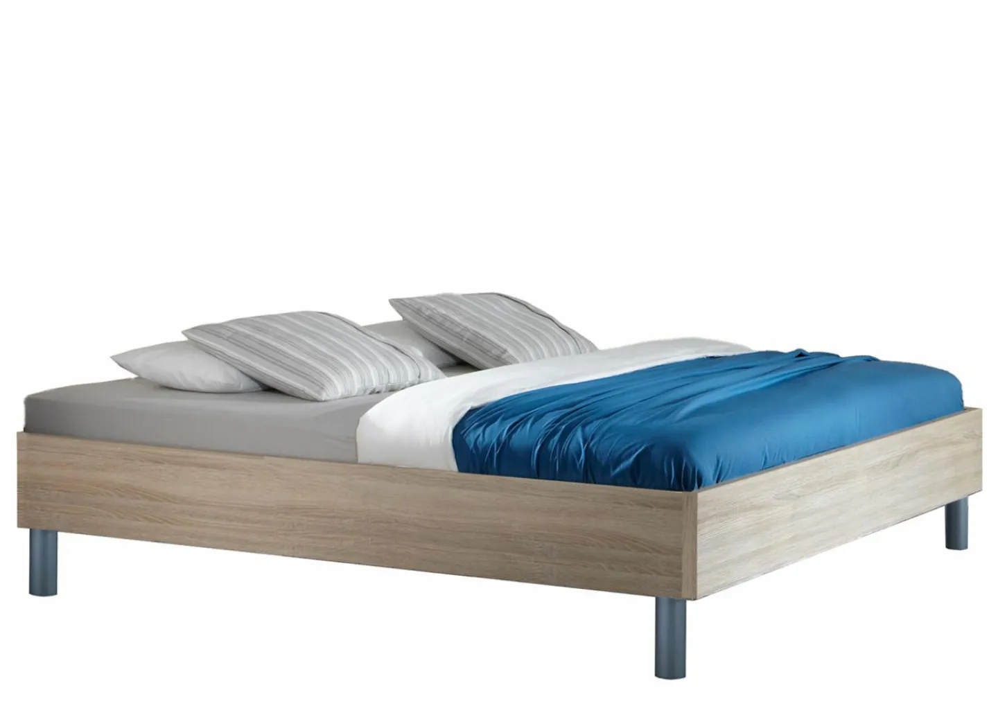 Bed Easy 160x200cm - decor - sonoma- Tweepersoonsbedden