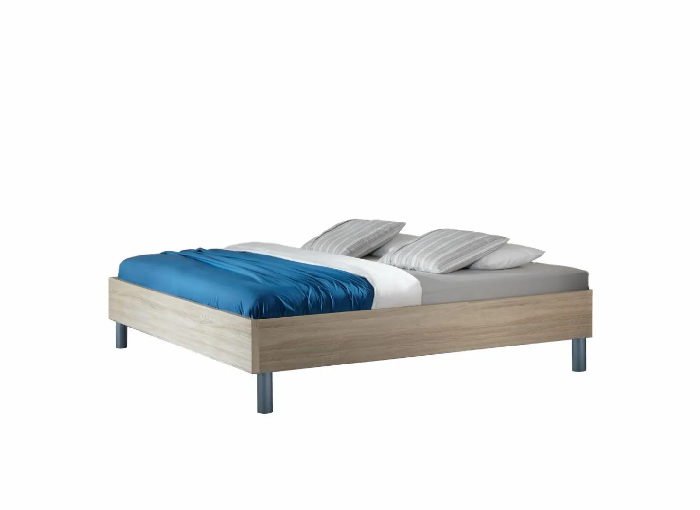 Bed Easy 160x200cm - decor - sonoma- Tweepersoonsbedden