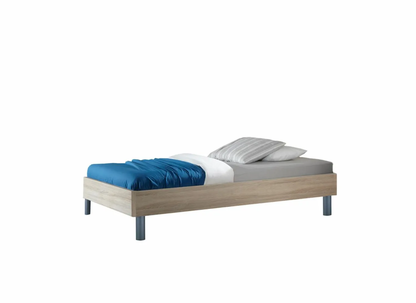 Eenpersoonsbedden|Eenpersoonsbedden|Bed Easy 90x200cm - decor - sonoma