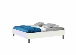 Tweepersoonsbedden|Bed Easy 180x200cm - decor - wit