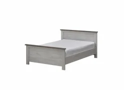 Tweepersoonsbedden|Bed Eline 160x200cm - decor - white & autumn oak