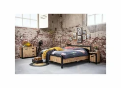 Tweepersoonsbedden|Bed Fire 140x200cm - lamulux - mango